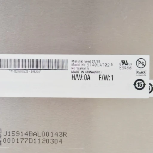 

B140UAT02.0 1920x1200 14.0" Laptop LED LCD Screen Panel Replacement