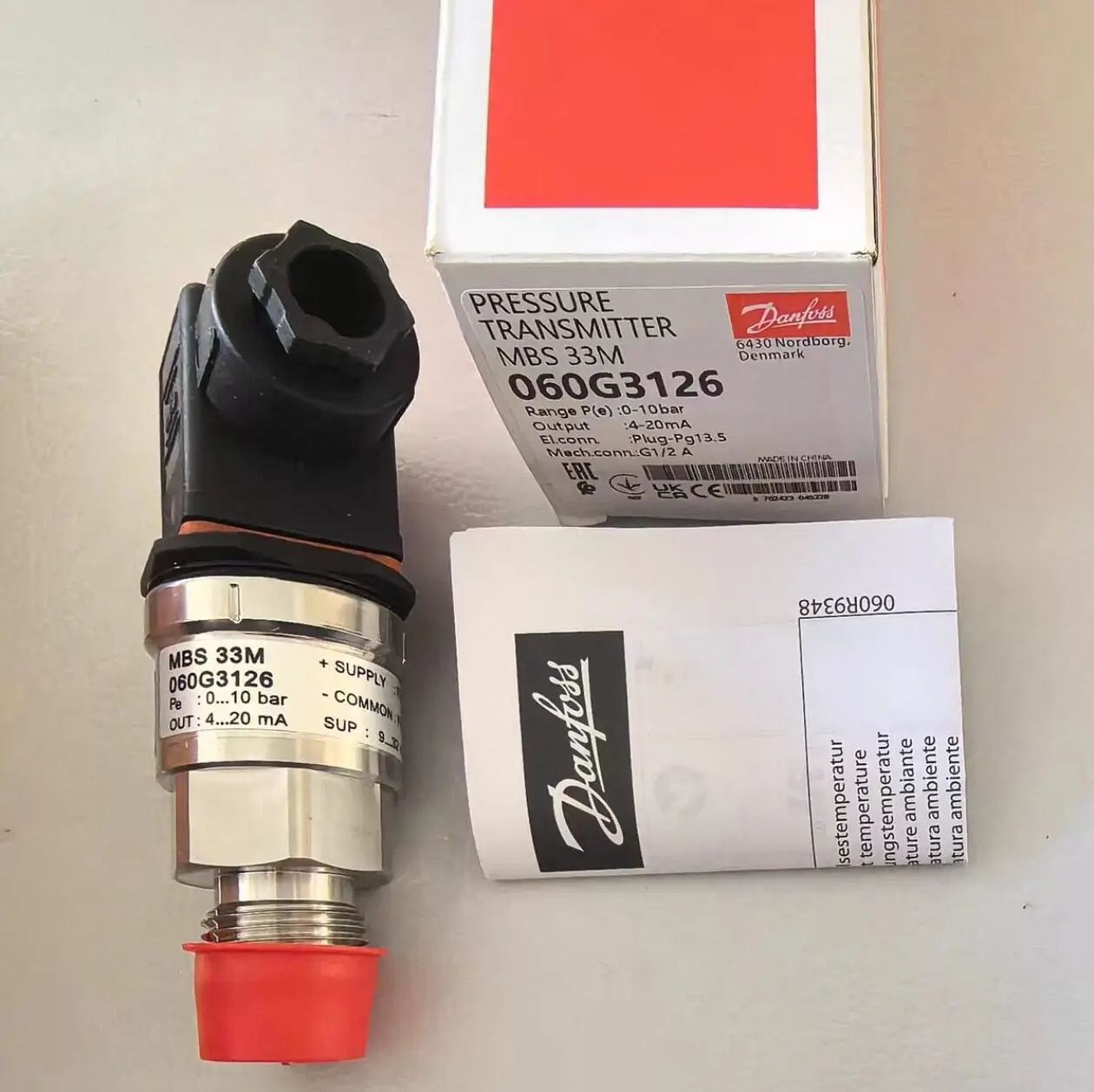 

Model 060G3126 New Danfoss Pressure Transmitter MBin stock