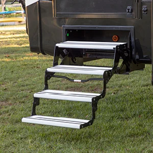 Electric Side Steps Aluminum Customized Electric Rv Steps for Camper Truck Step Van Truck