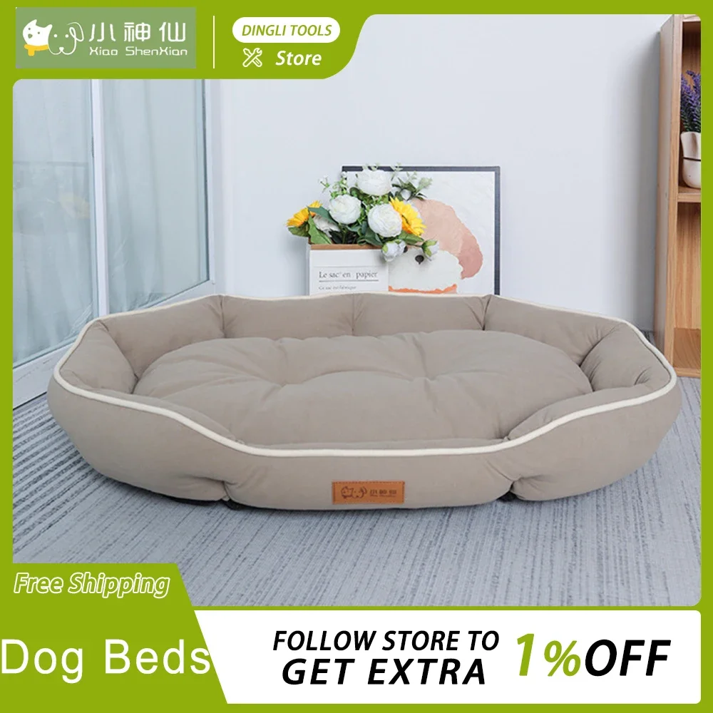 Large Dog Bed Waterproof Dog Bed for Big Dogs Summer Cooling Cat Bed Soft Sleeping Pet Mat All Seasons Puppy Mat for Chihuahua