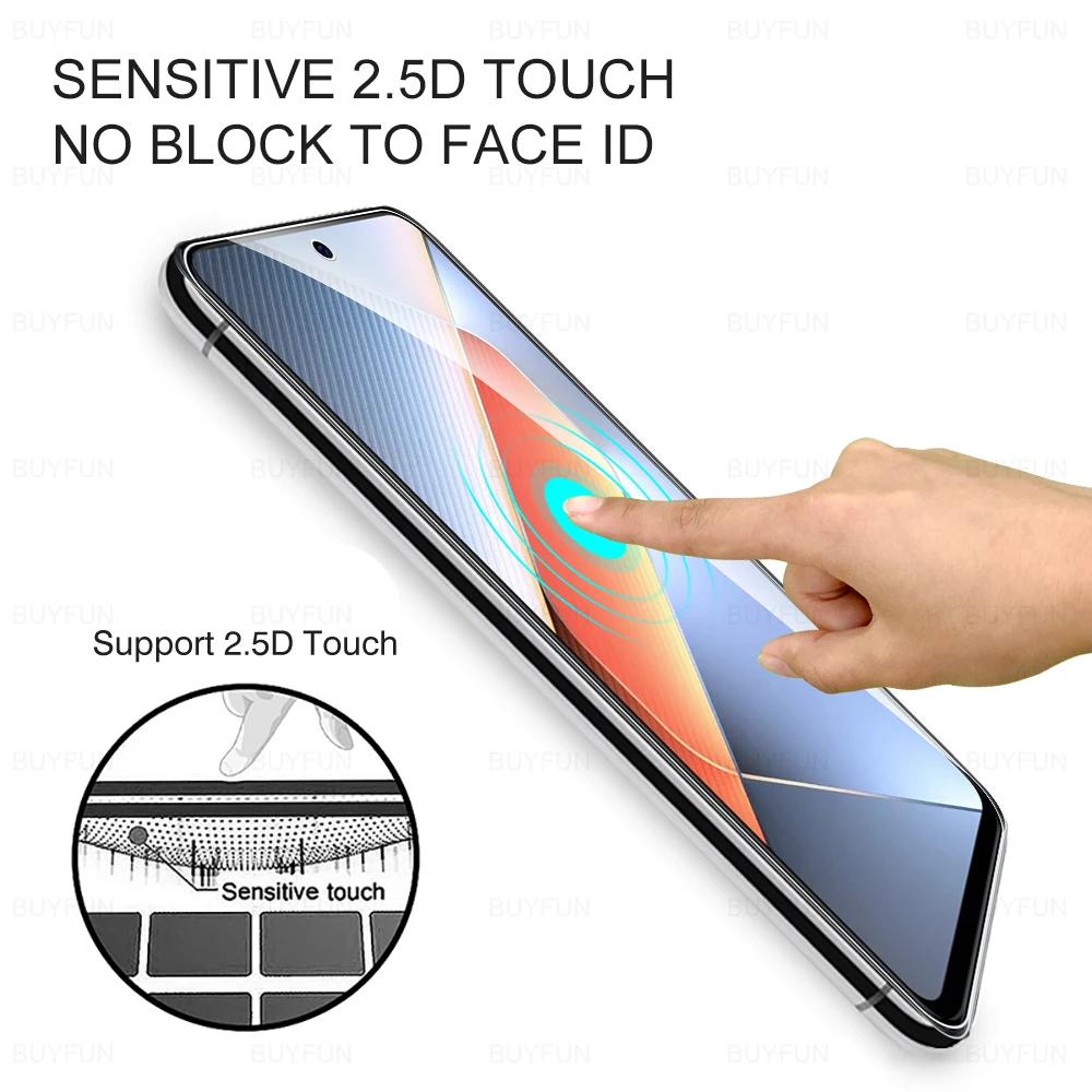 6in1 For Tecno Pova 6 Neo Transparent protective glass 2024 phone glass on pova 6neo pova6 neo TecnoPova6Neo 9H Screen protector