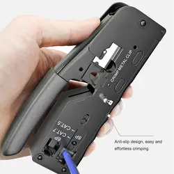 Rj45 Pliers Crimper Cat5 Cat6 Cat7 CAT8 Network Tools Rj 45 Ethernet Cable Stripper Clamp Tongs Rg45 Lan