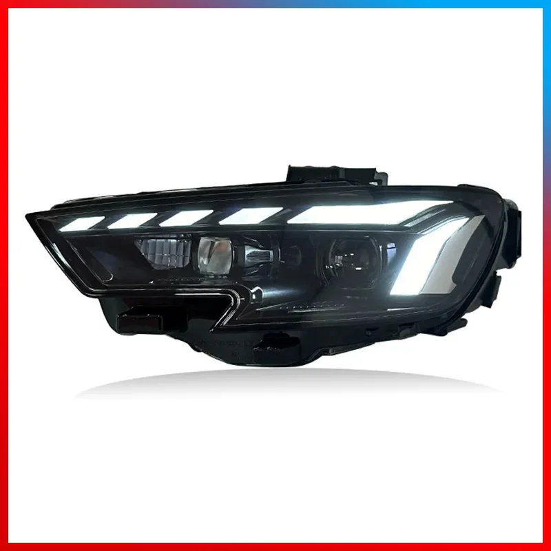 

Suitable for Au-DI A3 17-20 Models Modified Laser Lens Headlights Daytime Running Lights Headlight Assembly Flowing Turn Signals