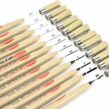 12-Piece Fine Line Drawing Pens 1