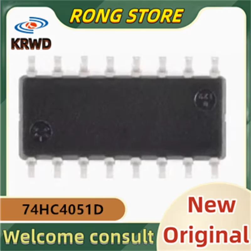 (50PCS/100PCS) 74HC4051D New and Original Chip IC 74HC4051D,653 74HC4051 SOP16