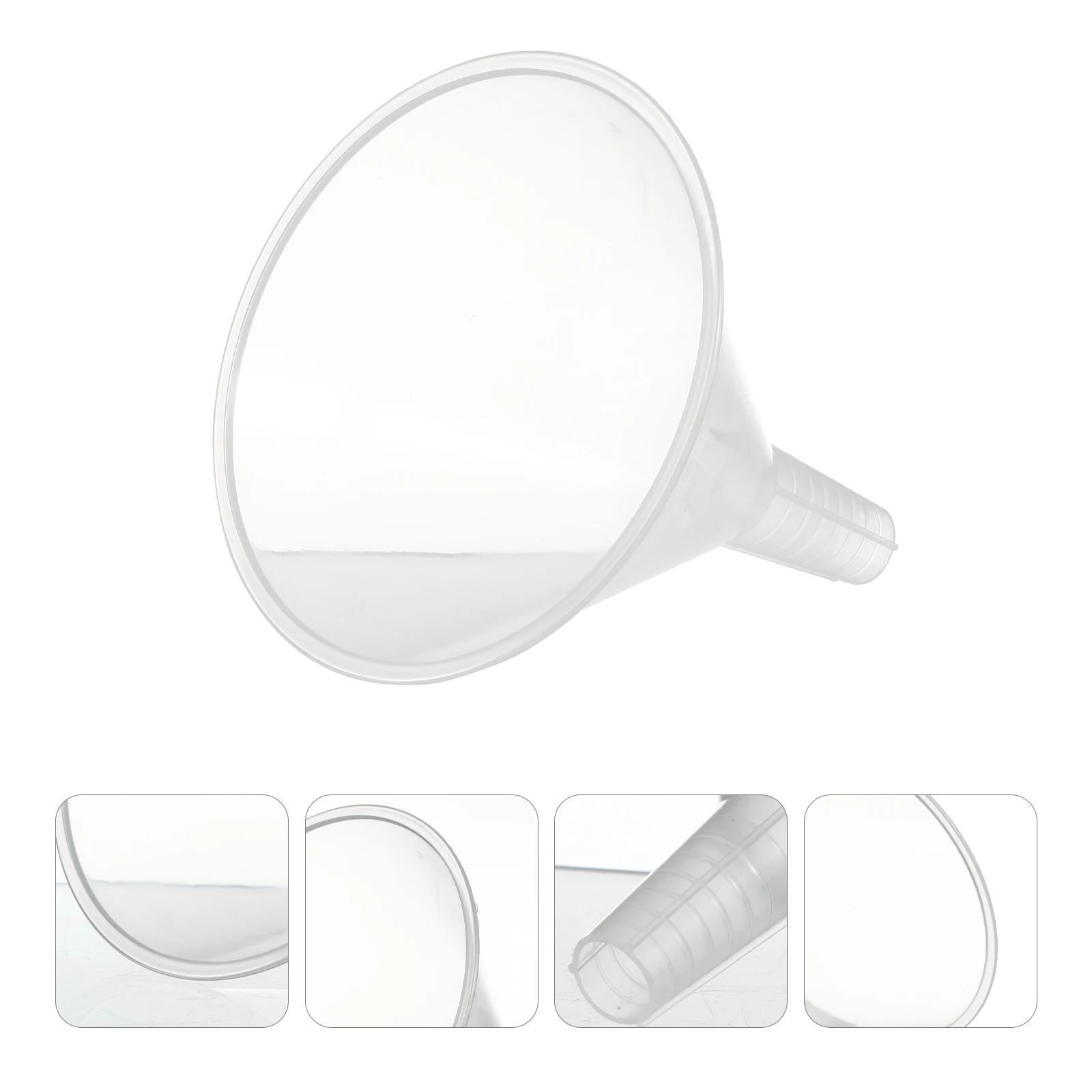 

5pcs Laboratory Plastic Small Funnel For Liquid Solid Transfer Durable Lightweight Experiment Funnel Lab Kitchen Use Scientific
