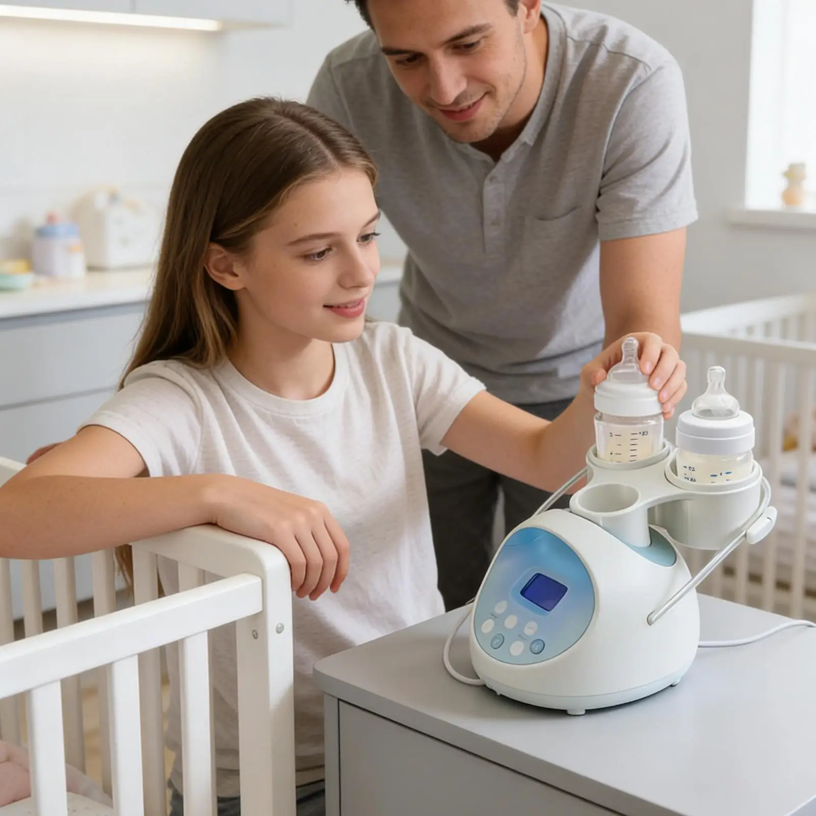 portabottiglie-per-tiralatte-accessori-per-l'allattamento-stazione-organizer-per-bottiglie-per-mamme-genitori-e-curatori-a-domicilio