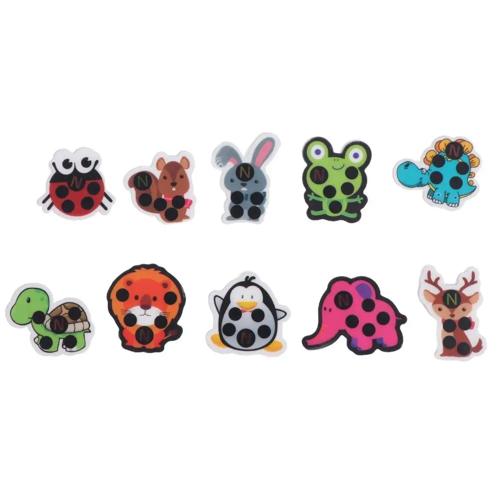 Cartoon Animal Kids Head Baby Care Thermometer Forehead Sticker Temperature Test Thermometers