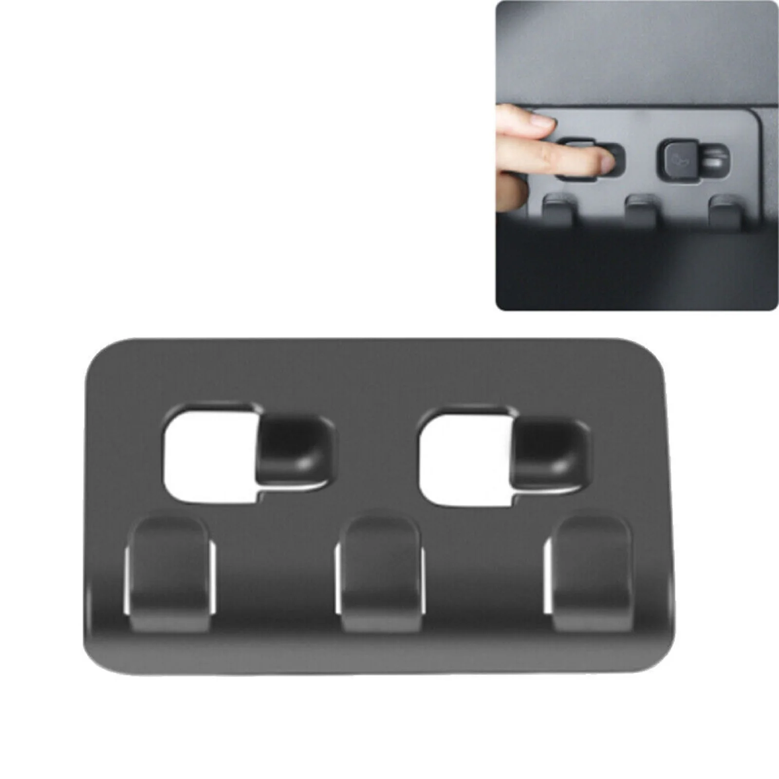 1Pc Car Trunk Hooks For Tesla Model Y 2021-2023 Back Rear Seat Button Hook Trunk Organizers Storage Hanger Hook Auto Accessories