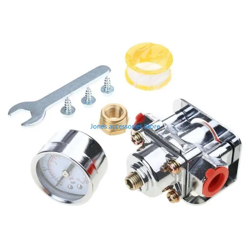 منظم ضغط الوقود W8KD مع مقياس الزيت 3/8 بوصة تركيب المكربن Carb 1-4PSI 12-804 4.5-9PSI 12-803 استبدال #2