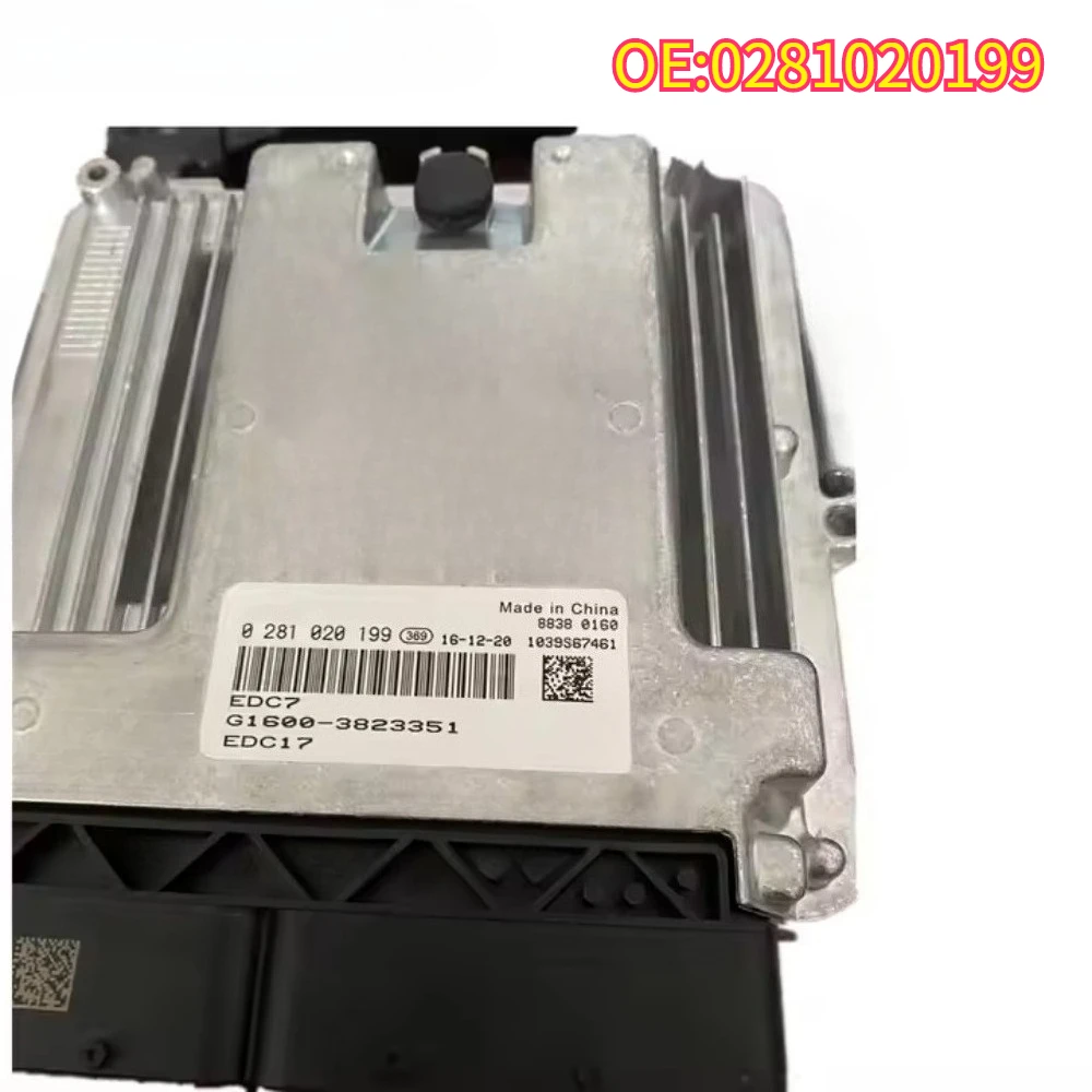 

For 0281020199 Tangpzp Tangpzp Originele nieuwe motorcomputerkaart Ecu 0281020199 0281020323 voor Dongfeng Yuchai