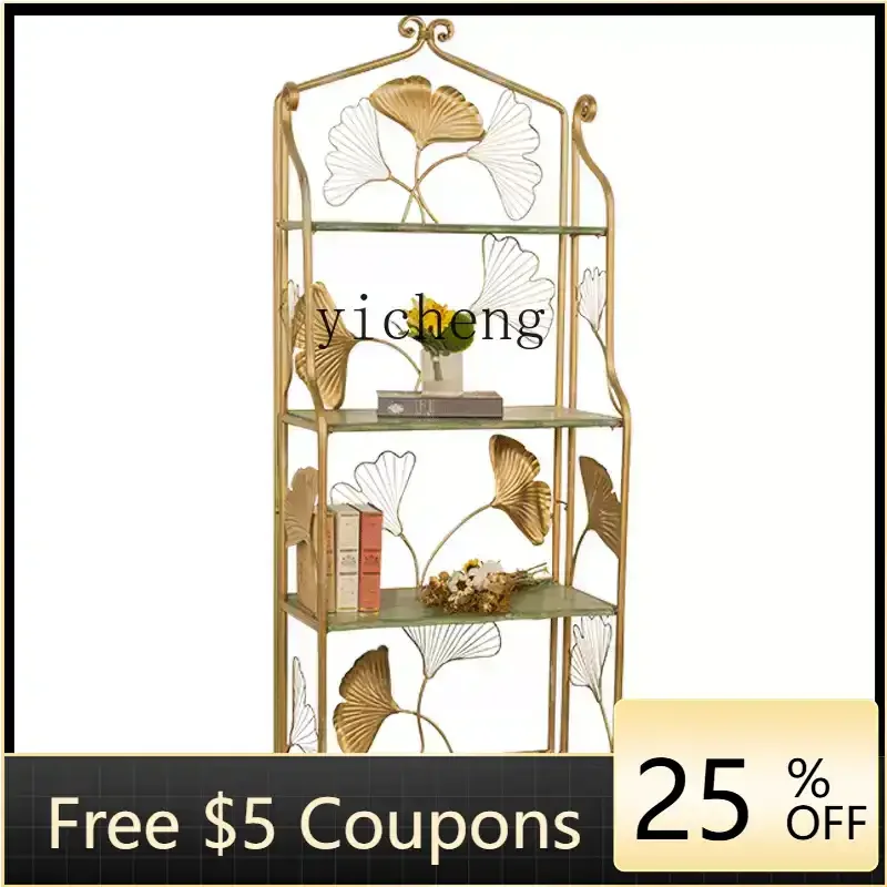 LYY   retro shelf American solid wood bird cage rack floor display rack
