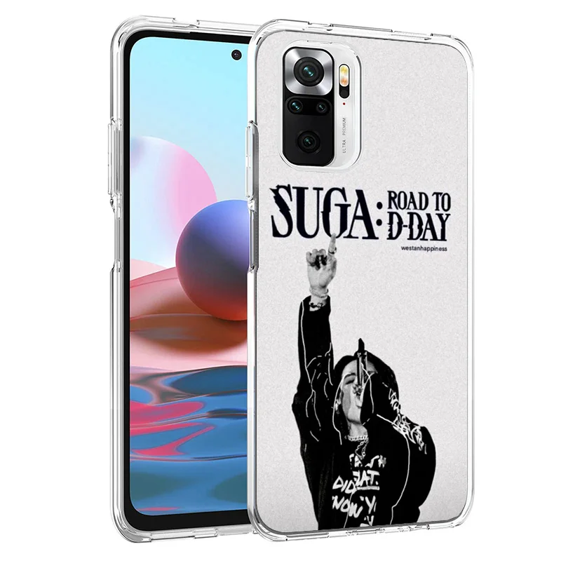 SUGA D-DAYs Phone Case For Xiaomi Redmi 12 12C 10 10C 10A 9 9A 9C 9T 8 8A 7 7A 6 Pro 6A K70 K60 K40 K20 S2 Print Cover