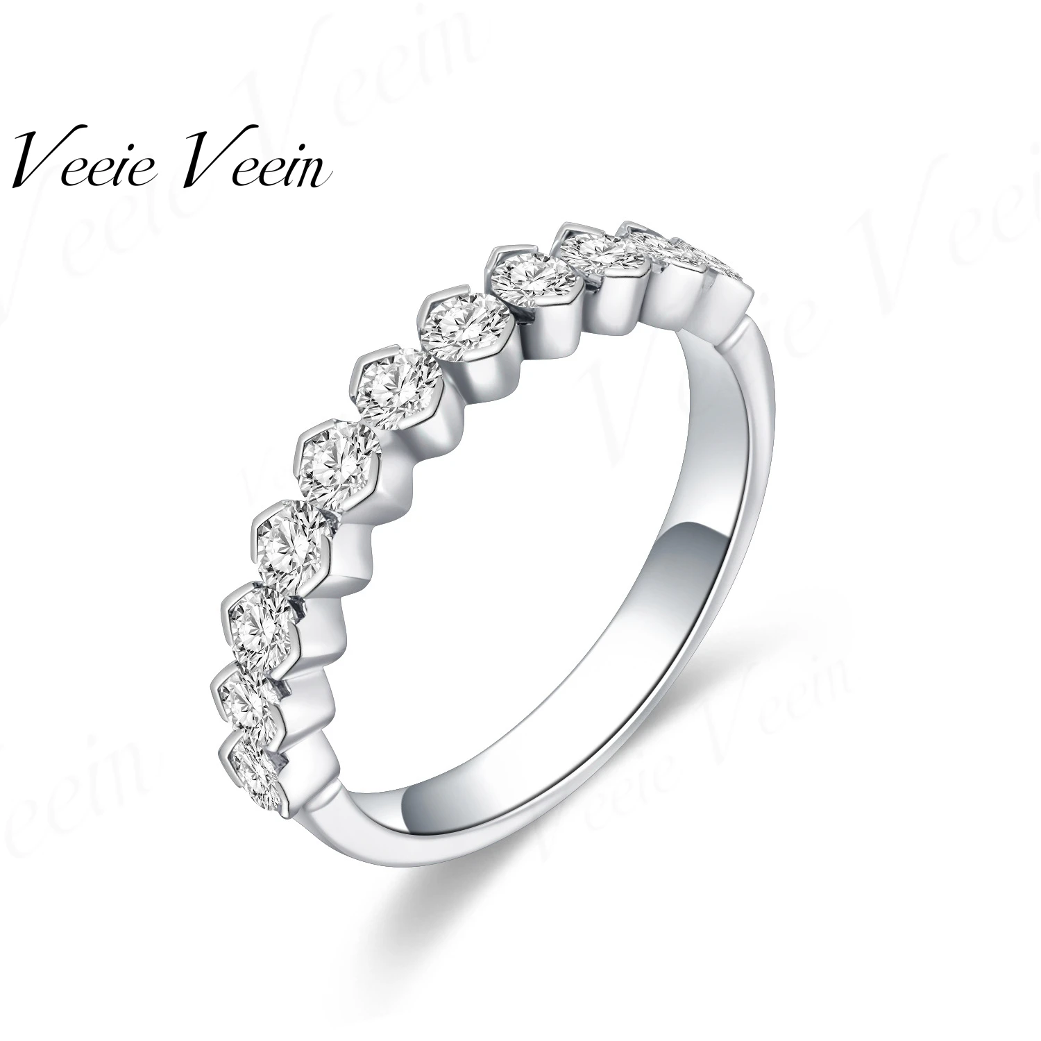 MuShan Jewelry 925 Sterling Silver Ring Lab Grown Emerald Heart Engagement Ring for Women 18K Gold Plated Engagement Rings