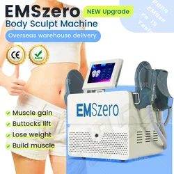 2024 EMSzero 15 Tesla Upgrade Portable 6500W 200HZ Body Sculpt Machine NEO RF Hi-emt Build Muscle Fat Burning Equipment