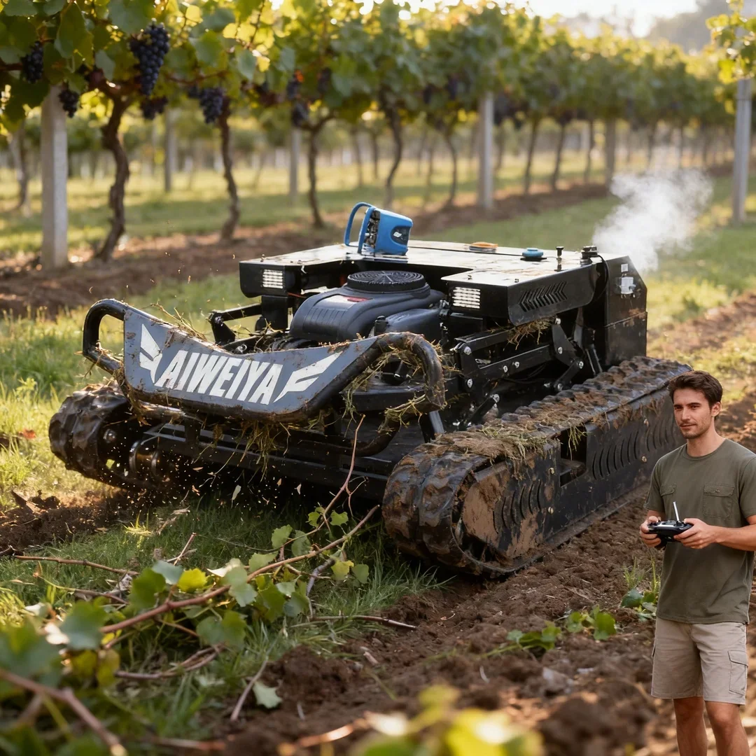 

Робот-косилка на гусеничном ходу с дистанционным управлением для садов, ферм, домашнего и коммерческого использования