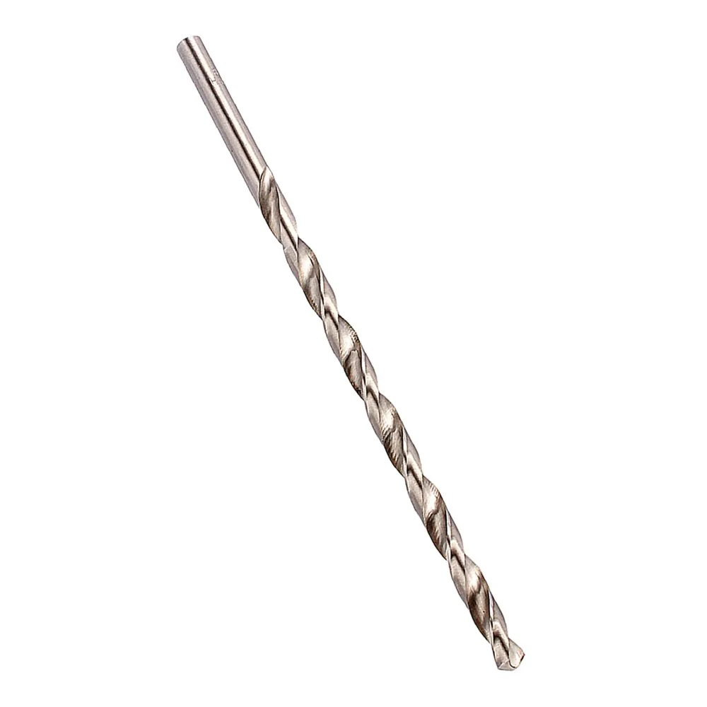 8mm Dia HSS Extra Long Twist Drill Bit Extra Long 200mm Length Spiral Jobber Drill Bits Straight Shank High-Speed Steel