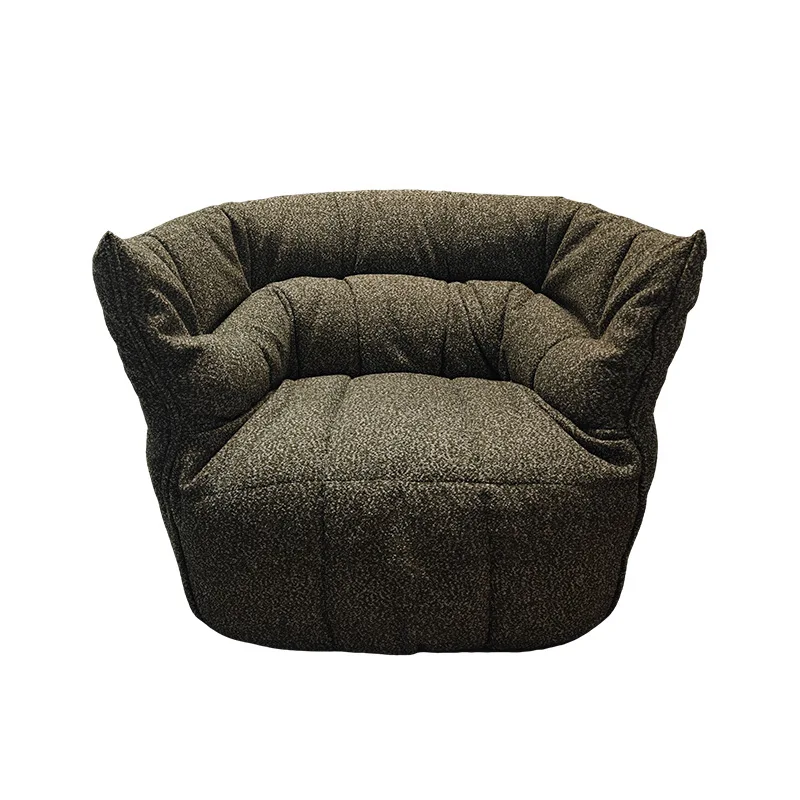 

Italian minimalist fabric sofa chair designer lazy sofa living room lazy wind super comfortable classic single sofa