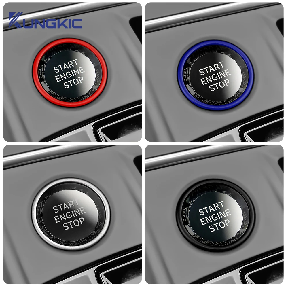 Car Crystal Engine Start Stop Button Decor Cover Trim For Seat Leon Formentor Cupra Leon Formentor 2020-2026 Interior Mod Parts