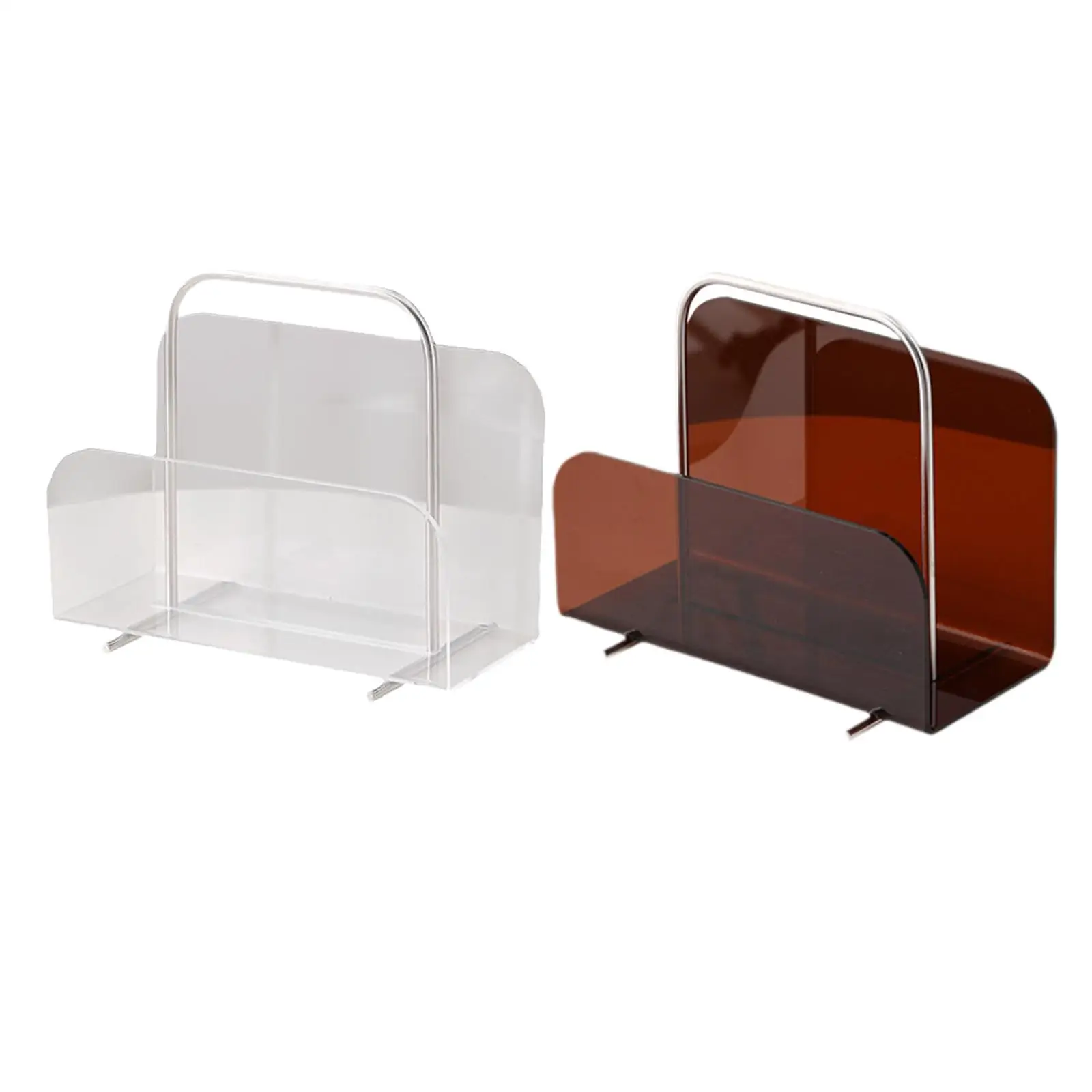 

Magazines Shelf Acrylic Book Stand Multipurpose Creative Vertical File Organizer