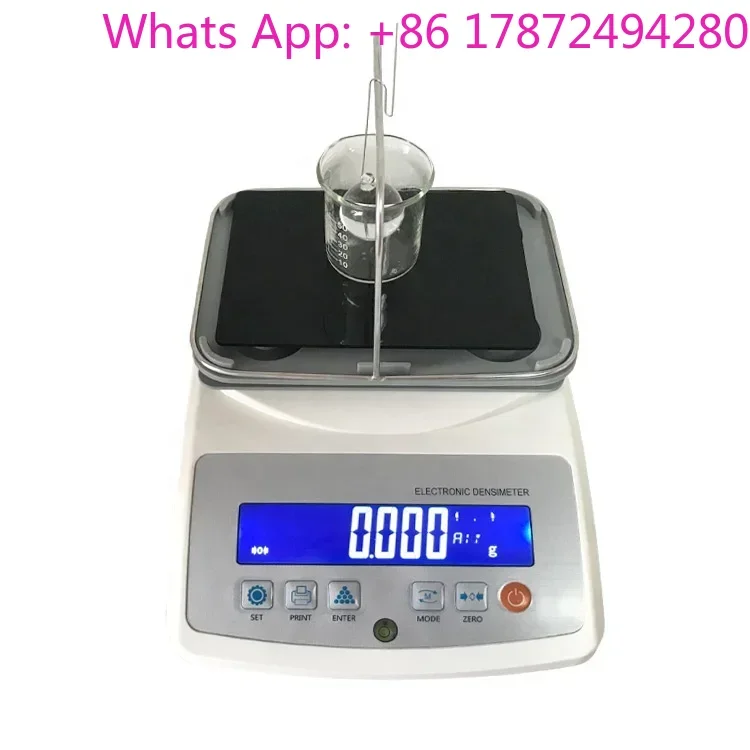 Accurate Solid Liquid Density Tester, Meter for Home Brewing, Winemaking - Density Gauge for Measuring Liquids