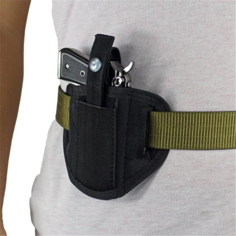 Black Outdoor Leisure multi-function Universal double-sided Invisible Waist Gun Holster Glock Accessories NEW High Quality