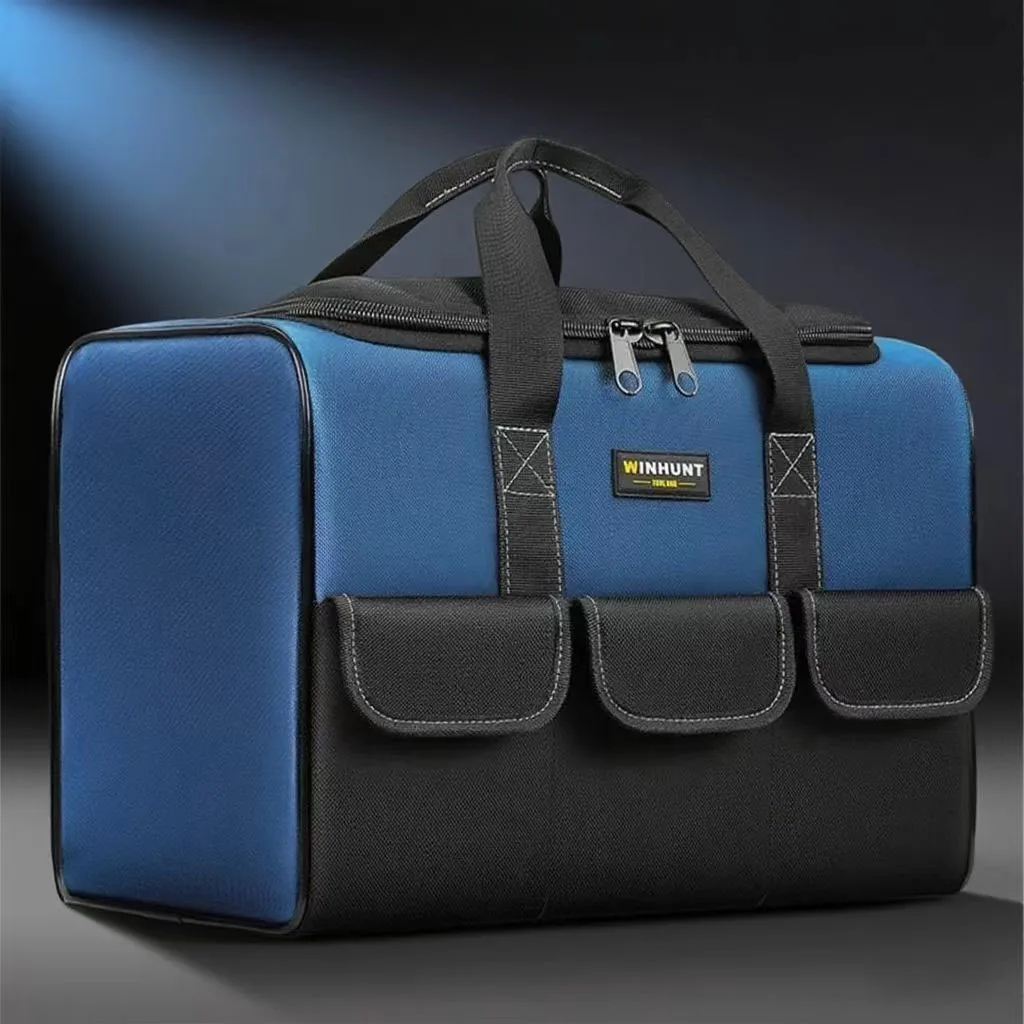 2025 New Tool Bag With 30% More Capacity Waterproof Multi Pockets Tool Organizer Tool Pouch for Electrician Tools