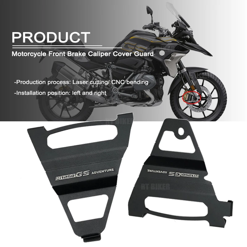 For BMW R1200GS R1250GS R1200 GS LC ADV R 1250 GS Adventure 2014-2023 Motorcycle Left&Right Front Brake Caliper Cover Guard