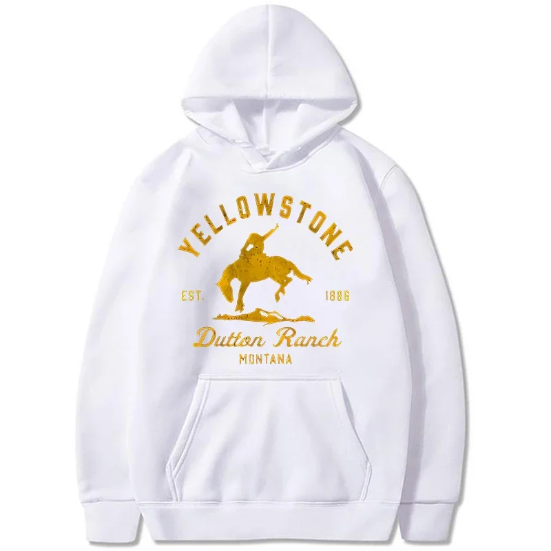 Hot New Yellowstone Dutton Printed Pullover Fashion Women Men Hoodies Long Sleeve Casual Harajuku Hooded Sweatshirt