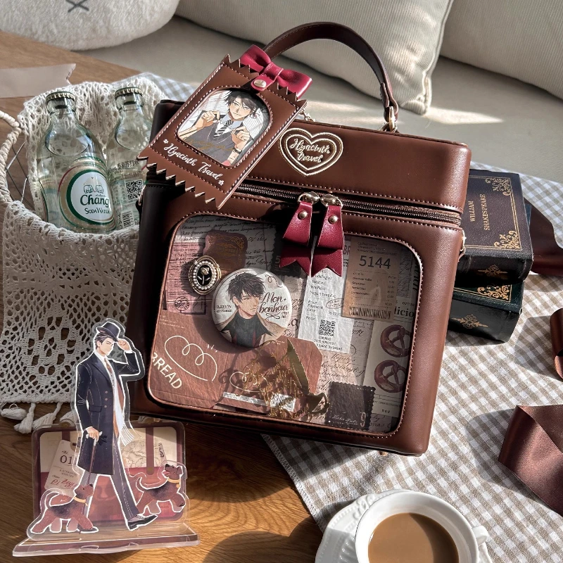 Original Y2k 6 Points Bjd Baby Doll Bag 2025 New Girl's Sweet Fashion Versatile Itabag Student Backpack Shoulders Bag Tote Bag