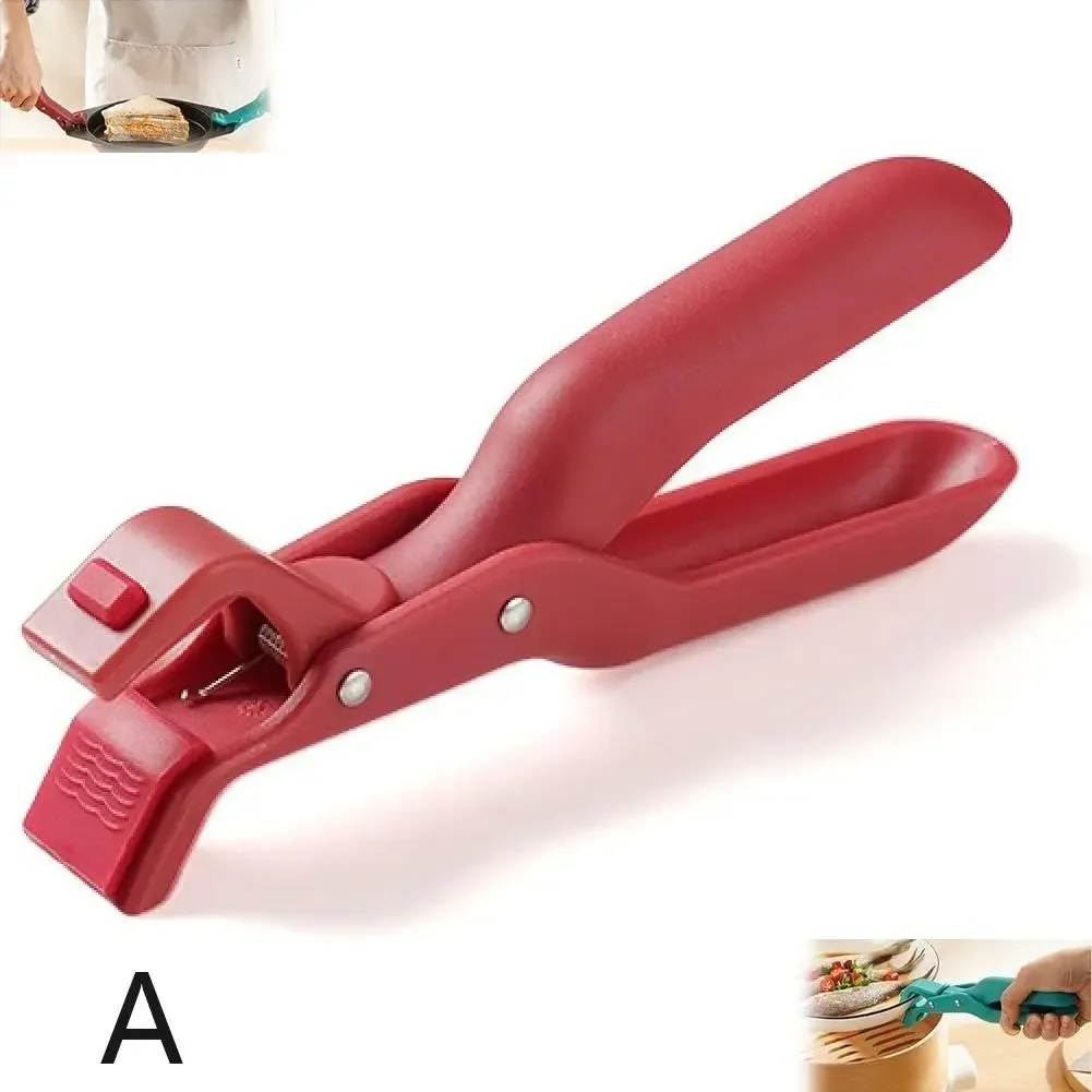Anti-Brandwonden Schotel Plaat Grijper Clips Tang Klem Houder voor het verplaatsen van kookplaat of kommen uit Pot Magnetron 1/2 stuks
