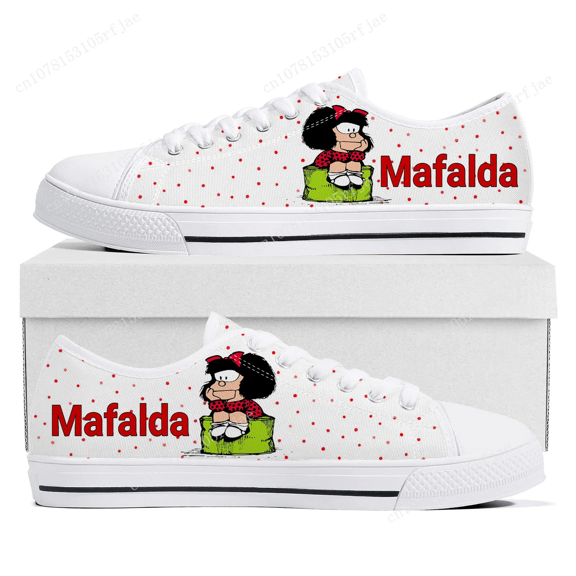 รองเท้าผ้าใบข้อต่ำ Mafalda สำหรับผู้หญิง, รองเท้าผ้าใบแฟชั่นคุณภาพสูงสำหรับวัยรุ่นรองเท้าคู่ออกแบบได้ตามที่ต้องการ