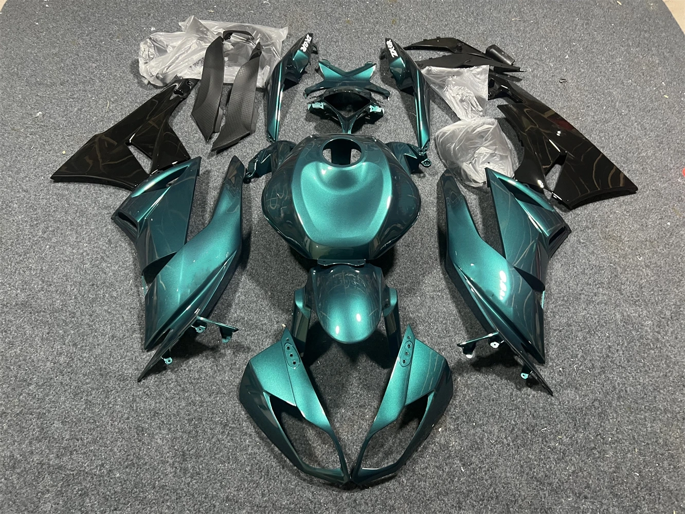 Fit For Ninja ZX-6R ZX6R 636 2009 2010 2011 2012 09 10 11 12 Motorcycle Fairings Accessories New ABS Shell Matte black