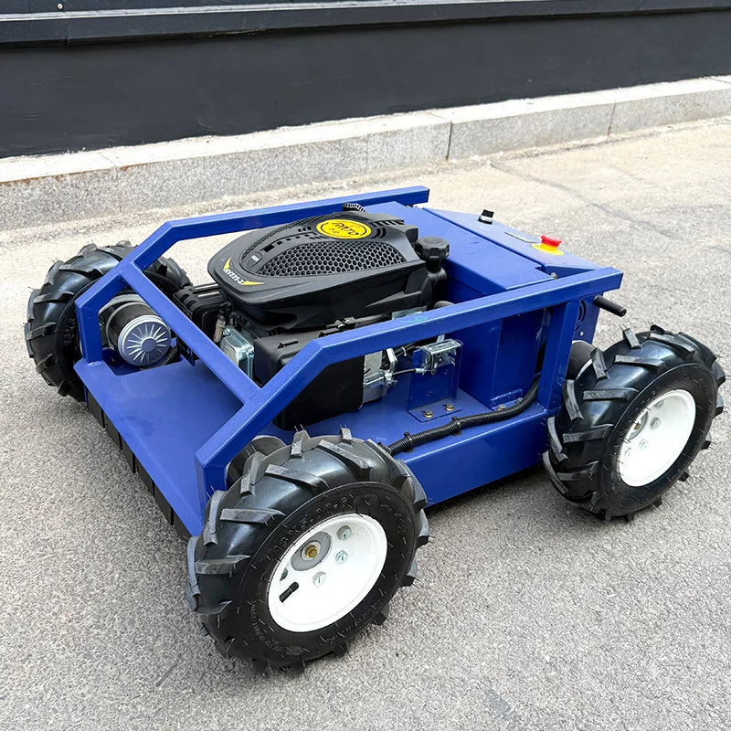 Customized Micro Four-Drive Lawn mower with Remote Control Small Land Mower