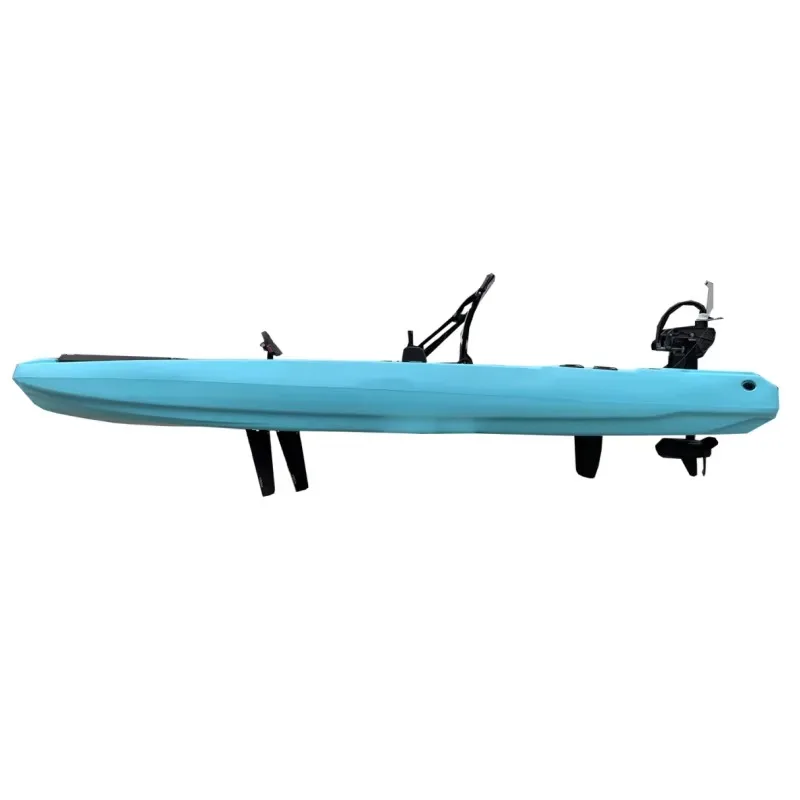 2025 Best 12ft Set on Top Lure Solo Pedal Drive System Fishing Canoe/kayak with Electric Motor Pedals