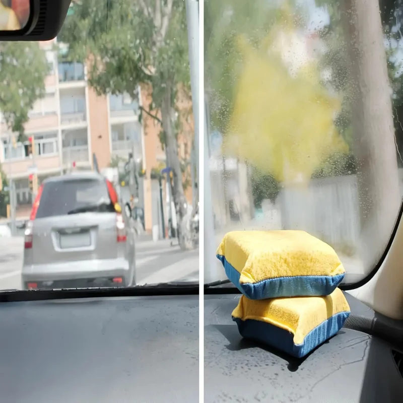 Esponja antivaho súper absorbente grande, adecuada para el cristal del espejo retrovisor del coche, superficie sin costuras, fácil de limpiar, adecuada para ind.