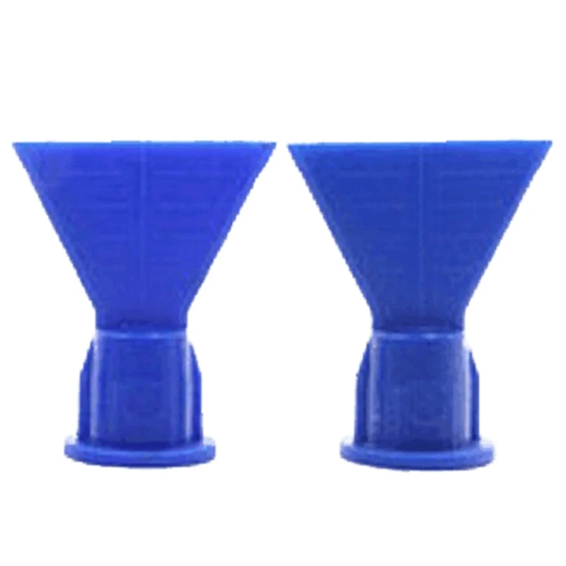 SUNFLO Wave Shape Silicon Cone For Cartridge Caulking Spare Part Nozzle Spray Tip For Sealant Dispenser Syringe Accessory 60Pcs