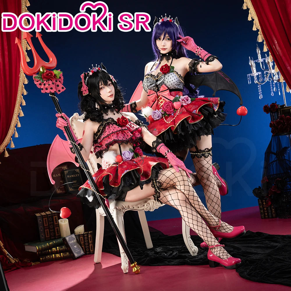 Tojo Nozomi / Nico Yazawa Cosplay Costume Anime LoveLive! Cosplay DokiDoki-SR Devil Costume Tojo Nozomi Cosplay Wings Halloween