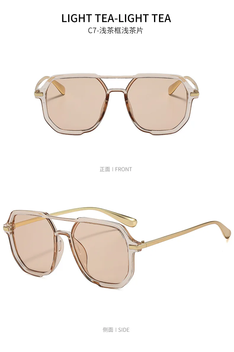 2026 Herren-Sonnenbrille: Schlichte Designer UV400 Piloten-Sonnenbrille mit Metallbügeln – Modische Reise-Sonnenbrille für Herren – Detail 16