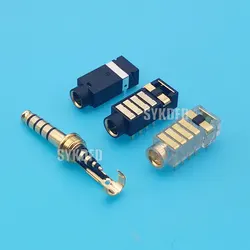 PJ-4.5 Male/Female Socket plug Gold Plated 4.5mm Headphone Power Socket 5 Poles Audio For Sony Player 4.4 Balance Receptacle