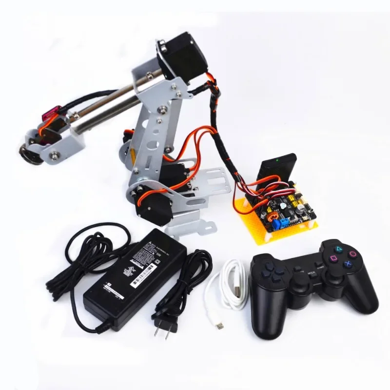 Remote Control PS2 Remote Control Stainless Steel Manipulator Six Degrees of Freedom 6DOF Robot