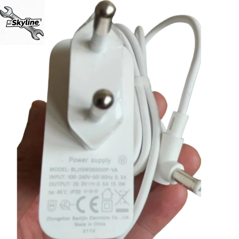 26V 0.5A 50/60HZ power adapter  Cordless vacuum Cleaner Lite  replacement recharger