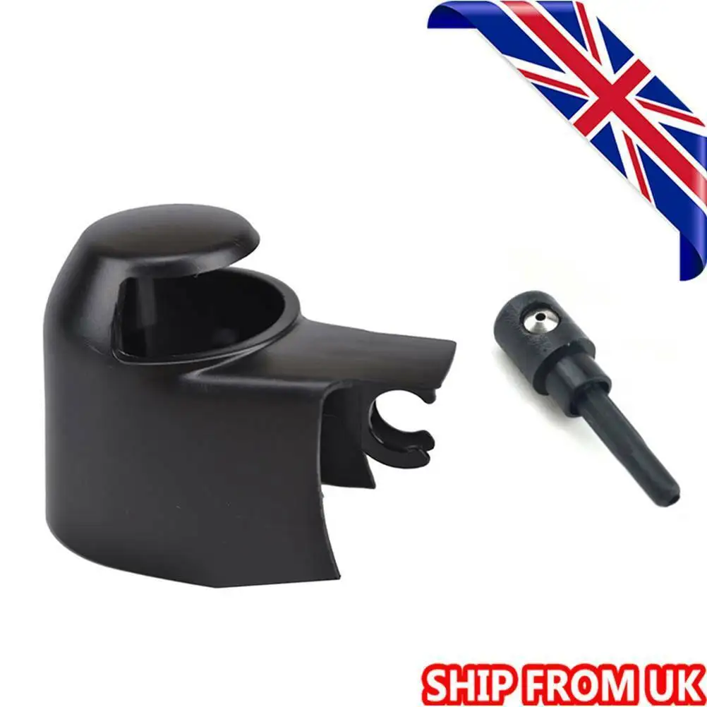 

2Pcs/Set Rear Windscreen Wiper Arm Nut Cover Washer Nozzle Jet For VW & Skoda Windscreen Parts Car Accessories