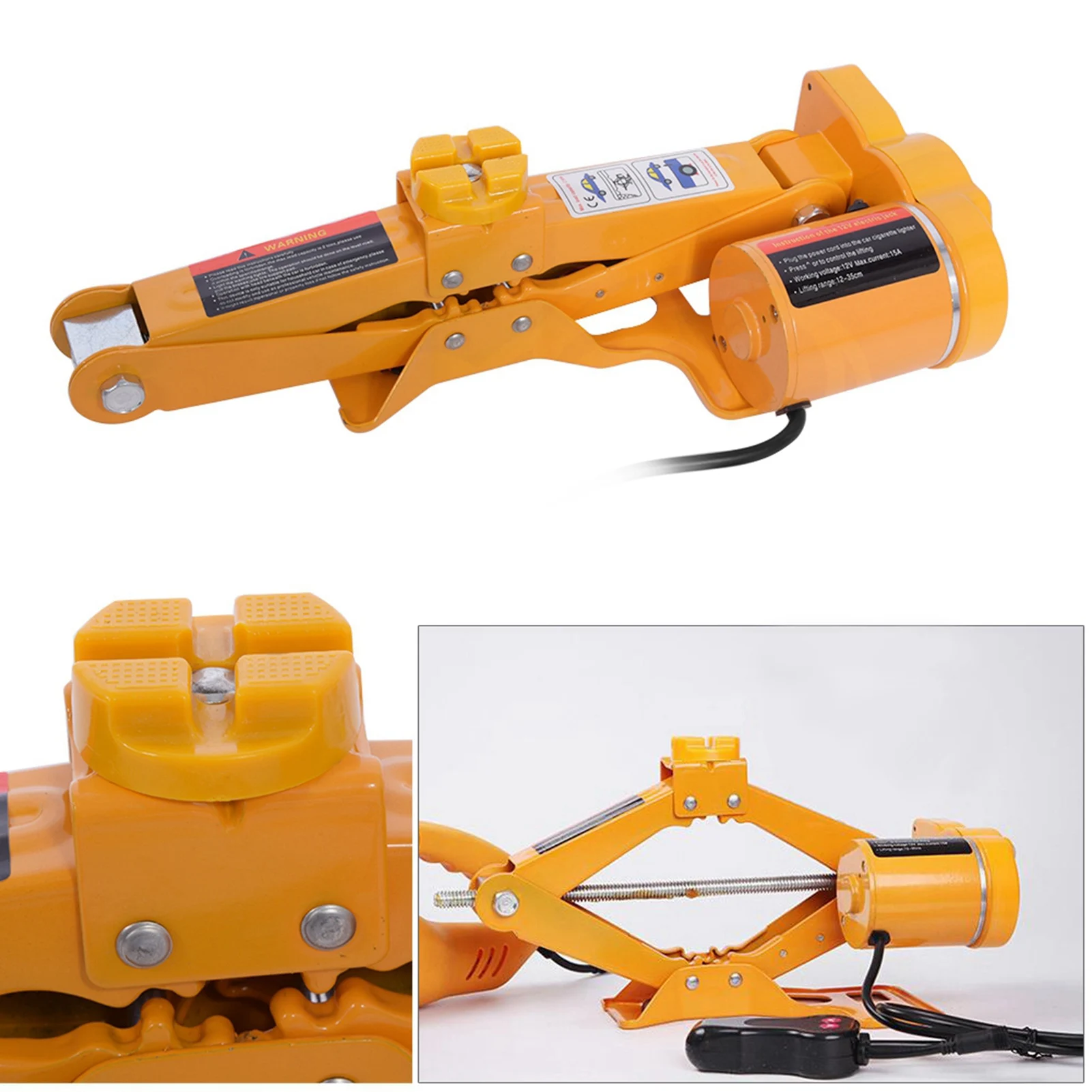 2 Ton 12V  Automotive Car Automatic Electric Lifting Jack Garage and Emergency Equipment Auto Electric Jack Car Electric Jack