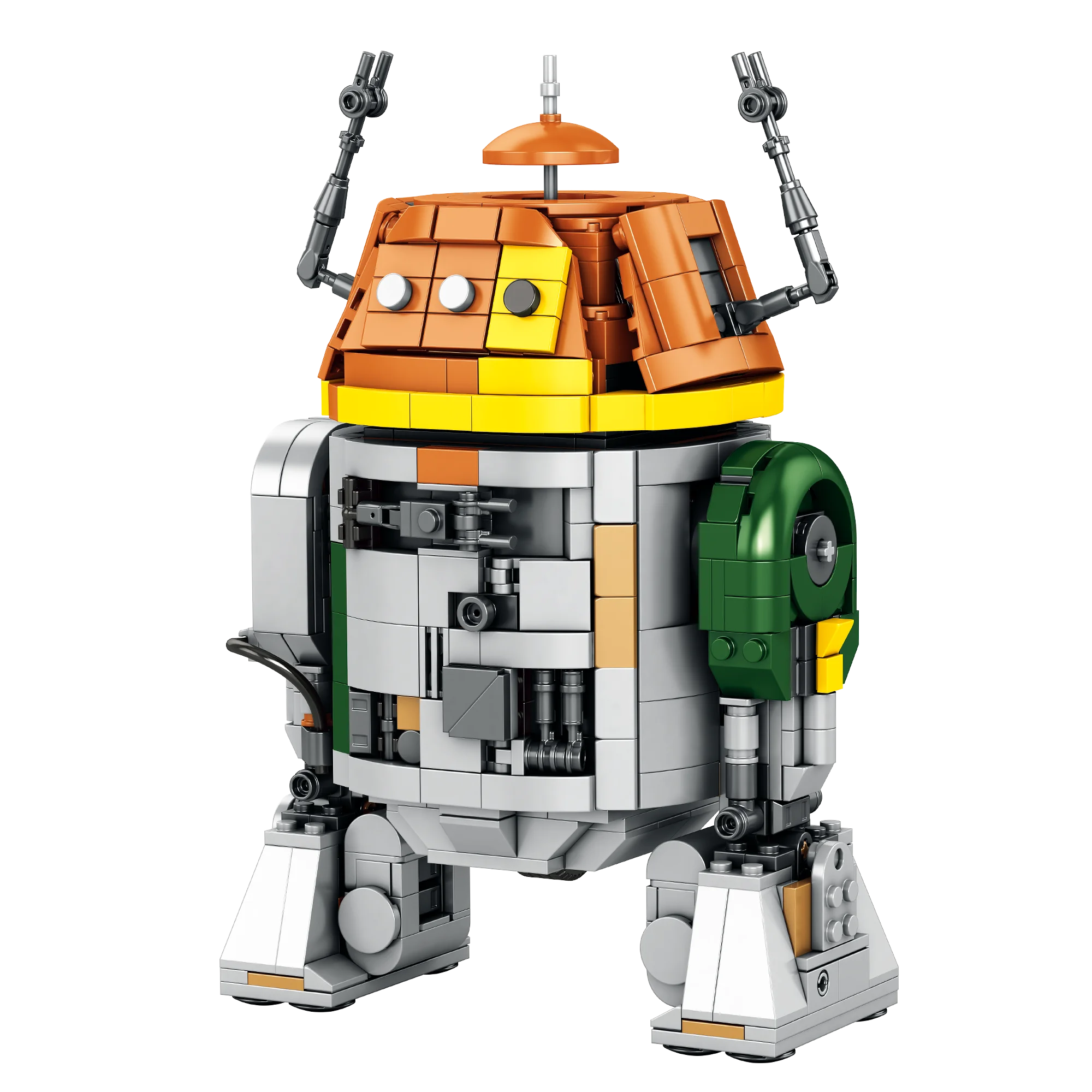 988 Uds tecnología MOC C1-10P Robot Chopper bloques de construcción película Space War Mech Robots figuras modelo juguetes regalo para niños adultos