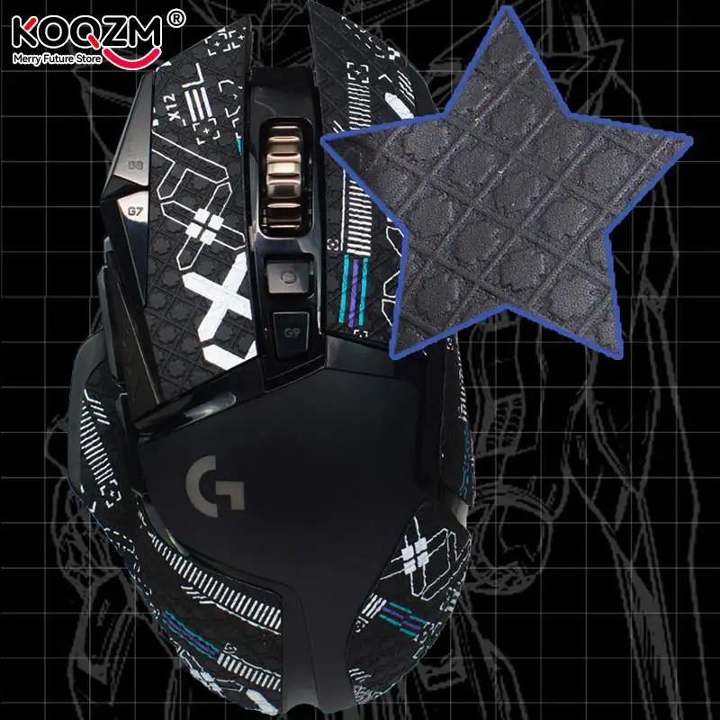 1set DIY Mouse Grip Tape Skate Handmade Sticker Non Slip Skin Suck Sweat For Logitech G502 Accessories Without Mouse