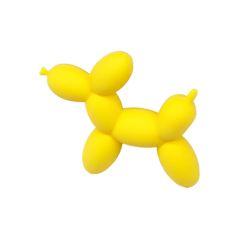 1-8pcs 3D Balloon Dog Series Shoe Charm for Women Boys ,Red Yellow Dog Shoe Decorations Pins Clog Buckles Bag Wristbands Gift