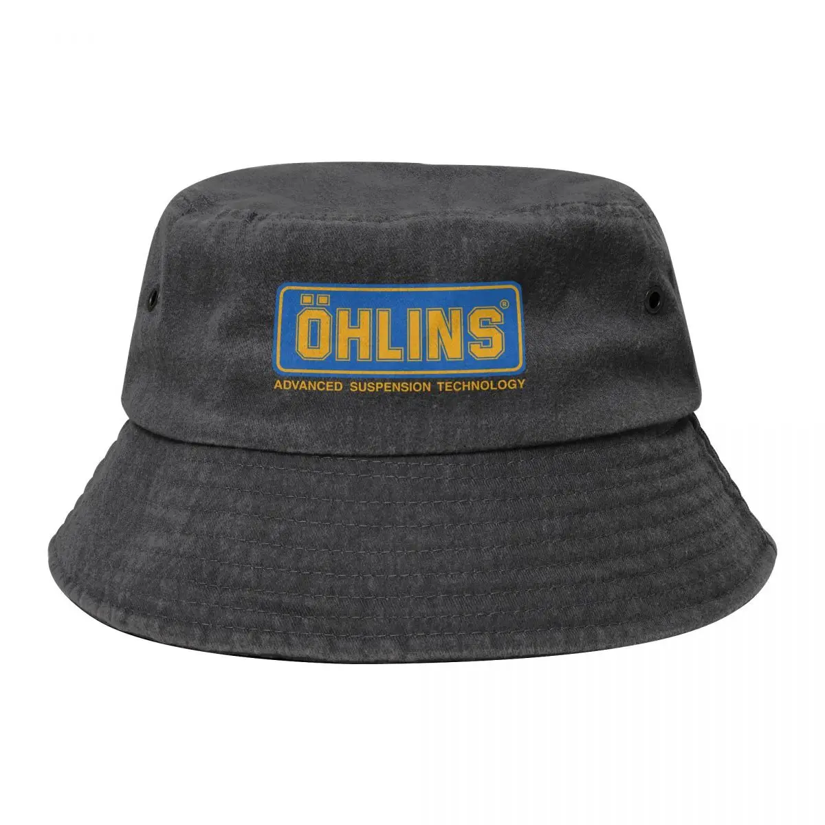 Harajuku Ohlins Shock Suspension Car Motorcycle Sport Racing Cotton Bucket Hat For Unisex Washed Distressed Bob Hats