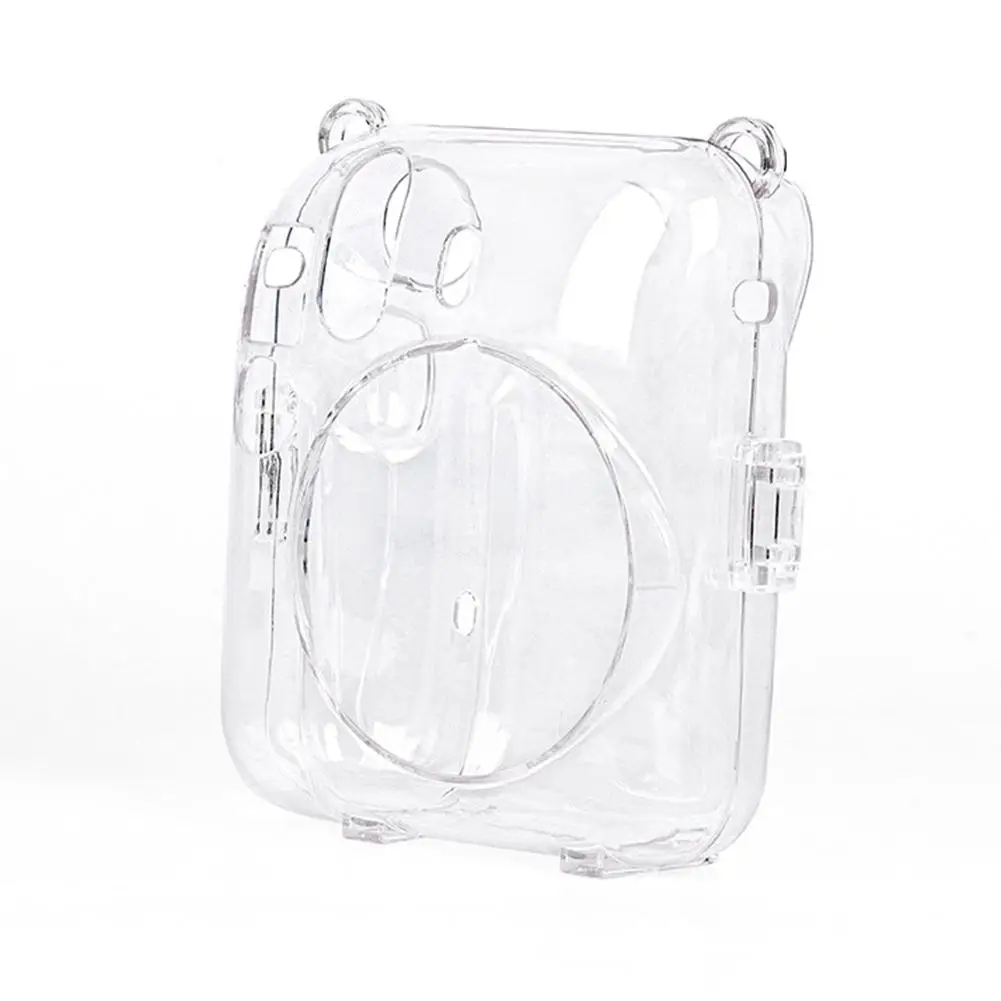 Clear Camera Case For Instax Mini 12 Camera Storage Bag With Shoulder Strap Dust-proof Anti-scratch For Instax Mini 12 Accessory