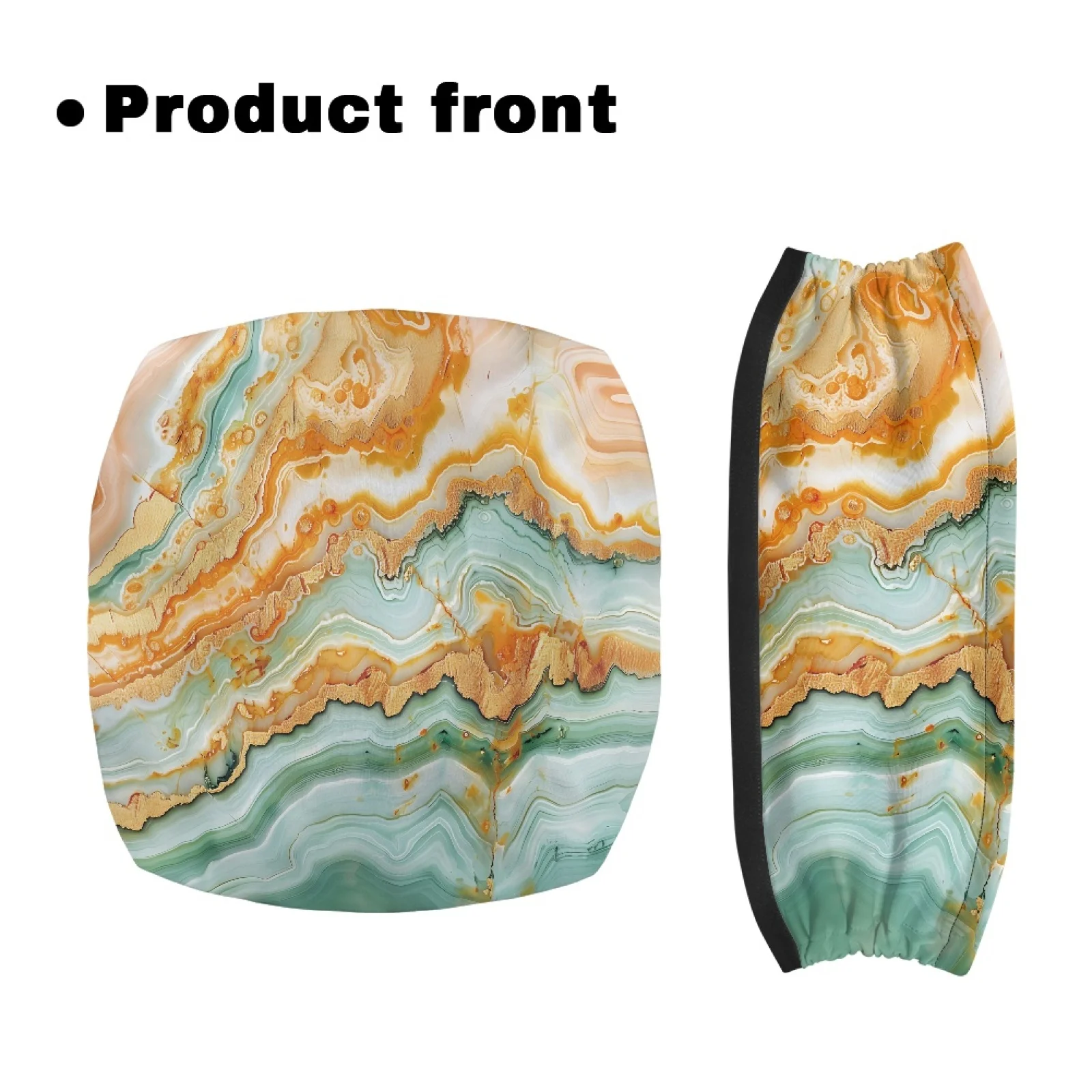 Coloranimal Drawstring Closure Easy Install 2 Pcs Walker Seat Cover for Parents for Travel Mineral Vein